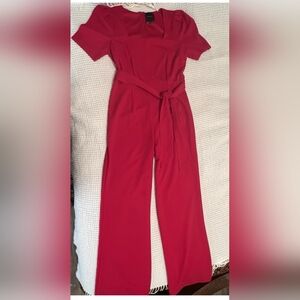 Alex Marie Vibrant Red Jumpsuit